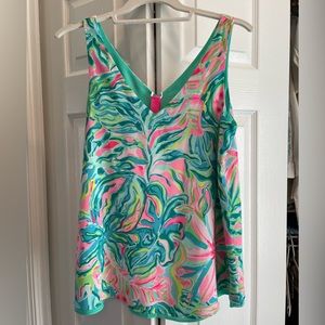Lilly Pulitzer reversible tank; XS